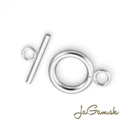 Americké zapínanie CHIRURGICKÁ OCEĽ 16x12mm, 1 pár (CH1690s)